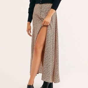 Free People Sammy Button Down Skirt